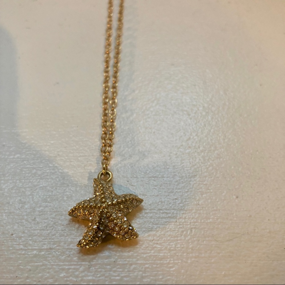 J. Crew Starfish Necklace